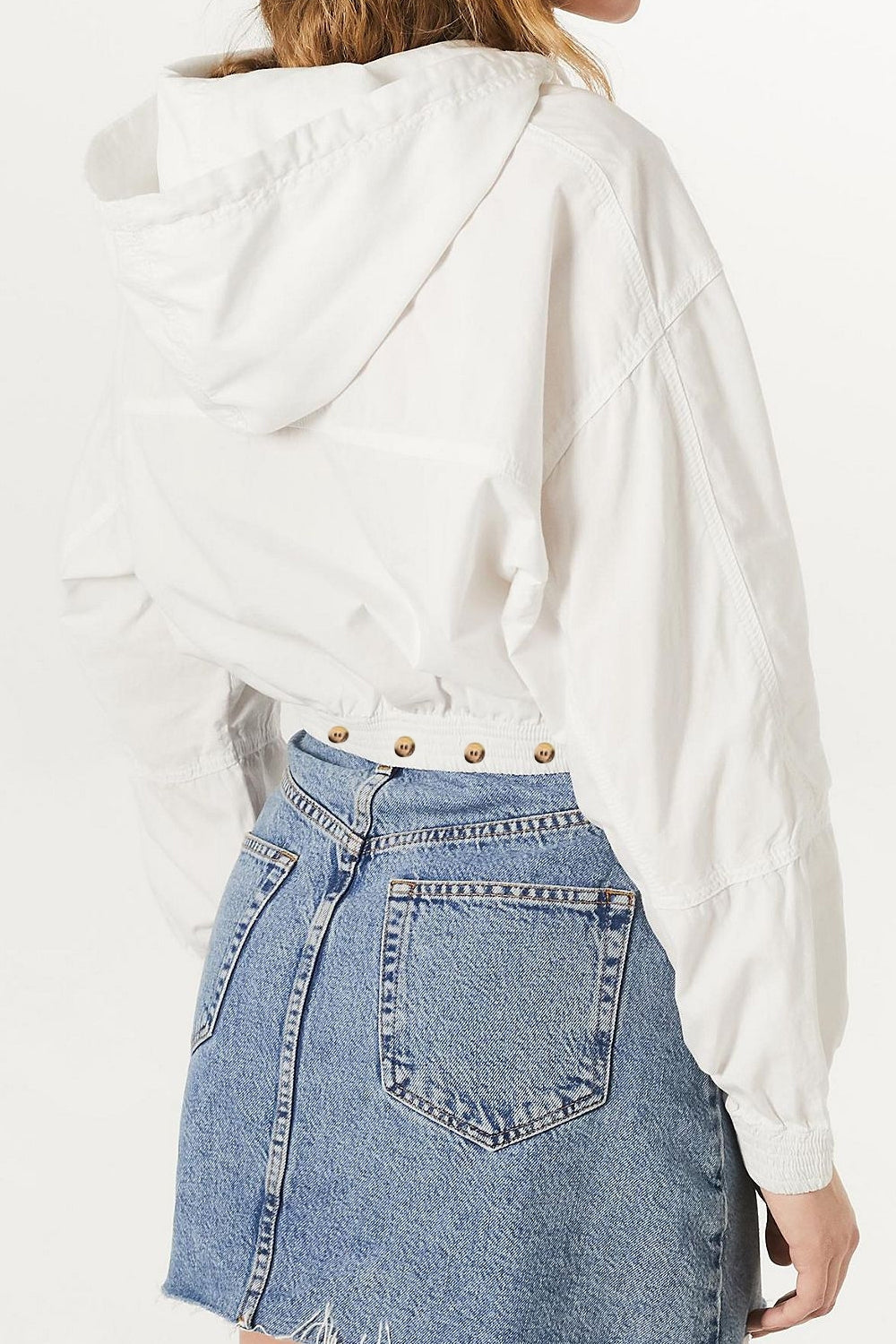 Mehodi White Crop Top