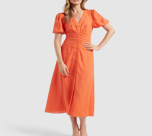 Tripoli Orange Dress