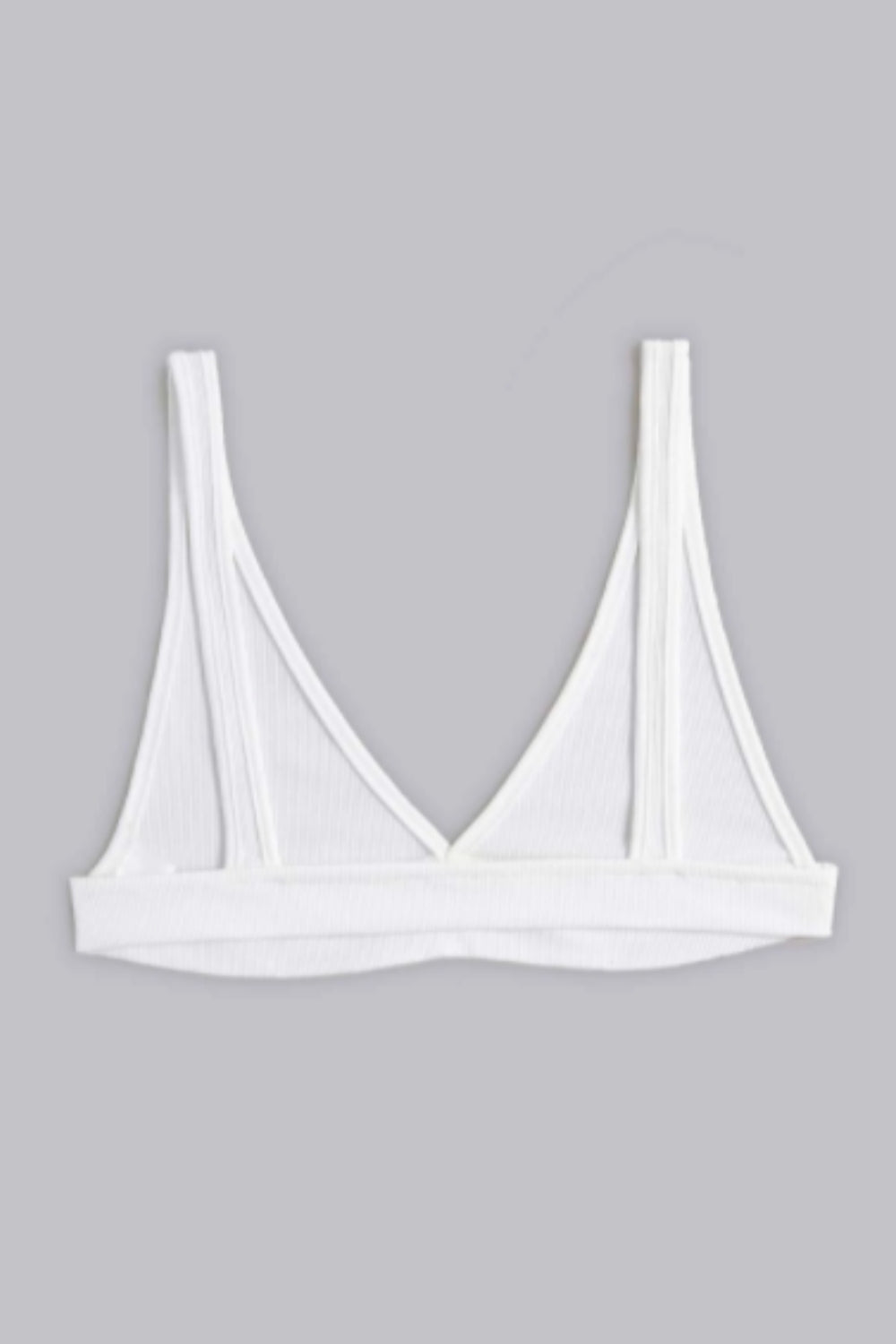 Solid Ribbed Crop Cami