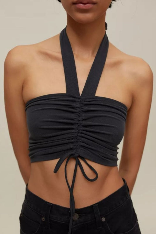 Tia Cinch Halter Top