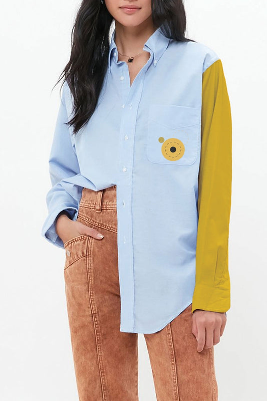 Tornstee Blue And Yellow Shirt