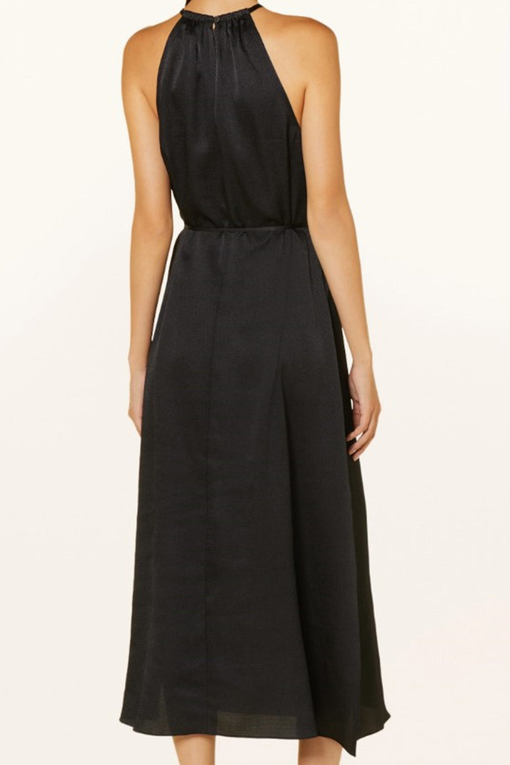 Greenery Black Dress