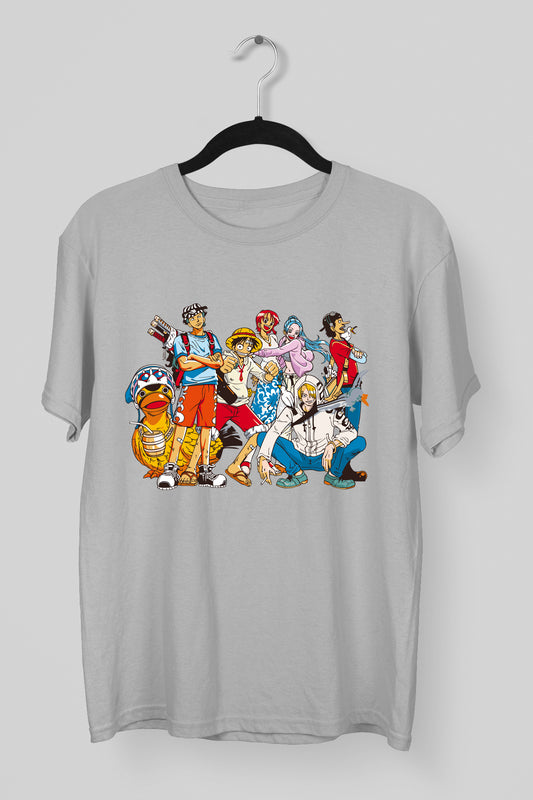 Anime World Grey Tee