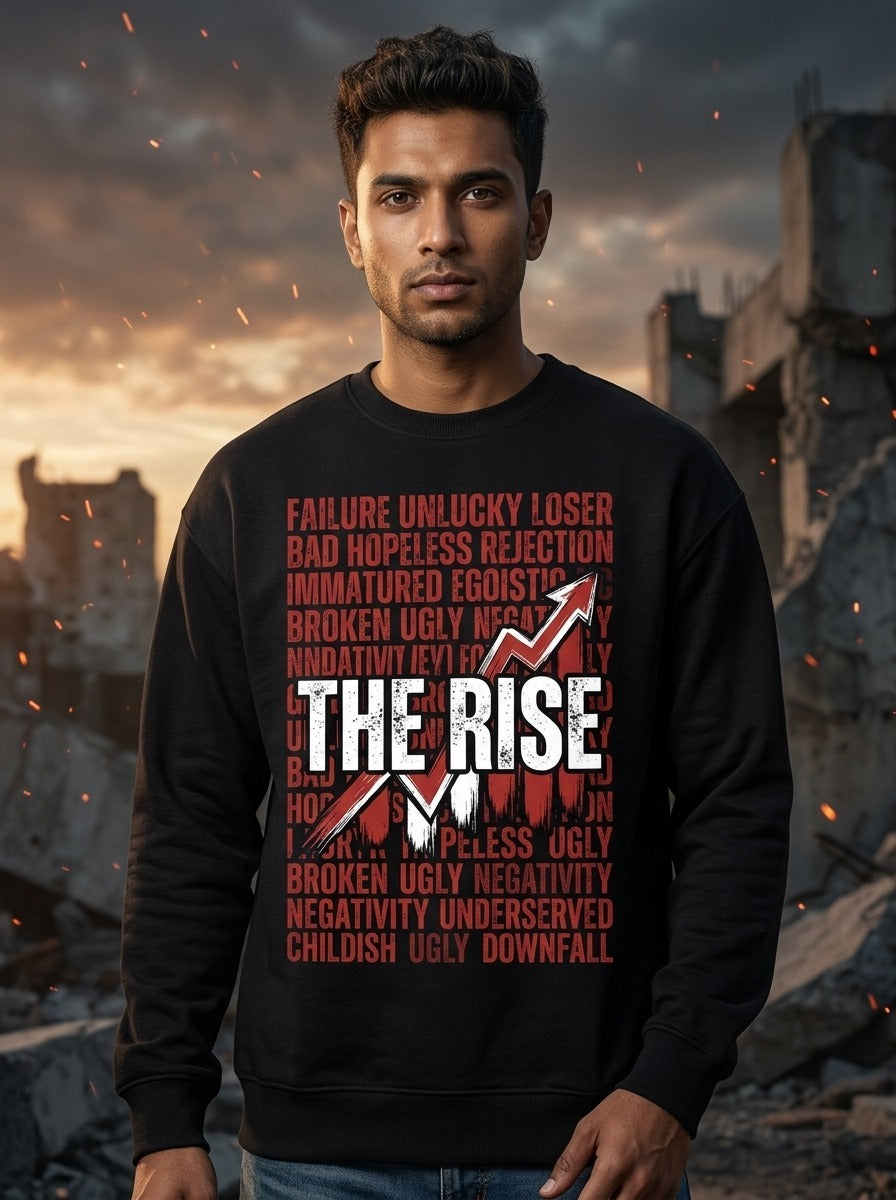 The Rise Black Sweatshirt
