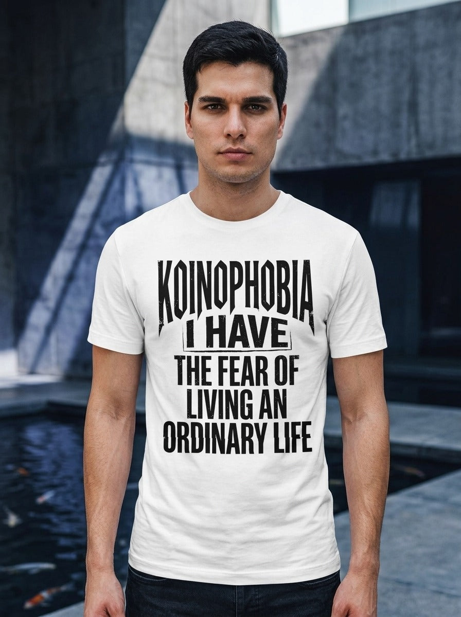 Koiniphobia White Tee