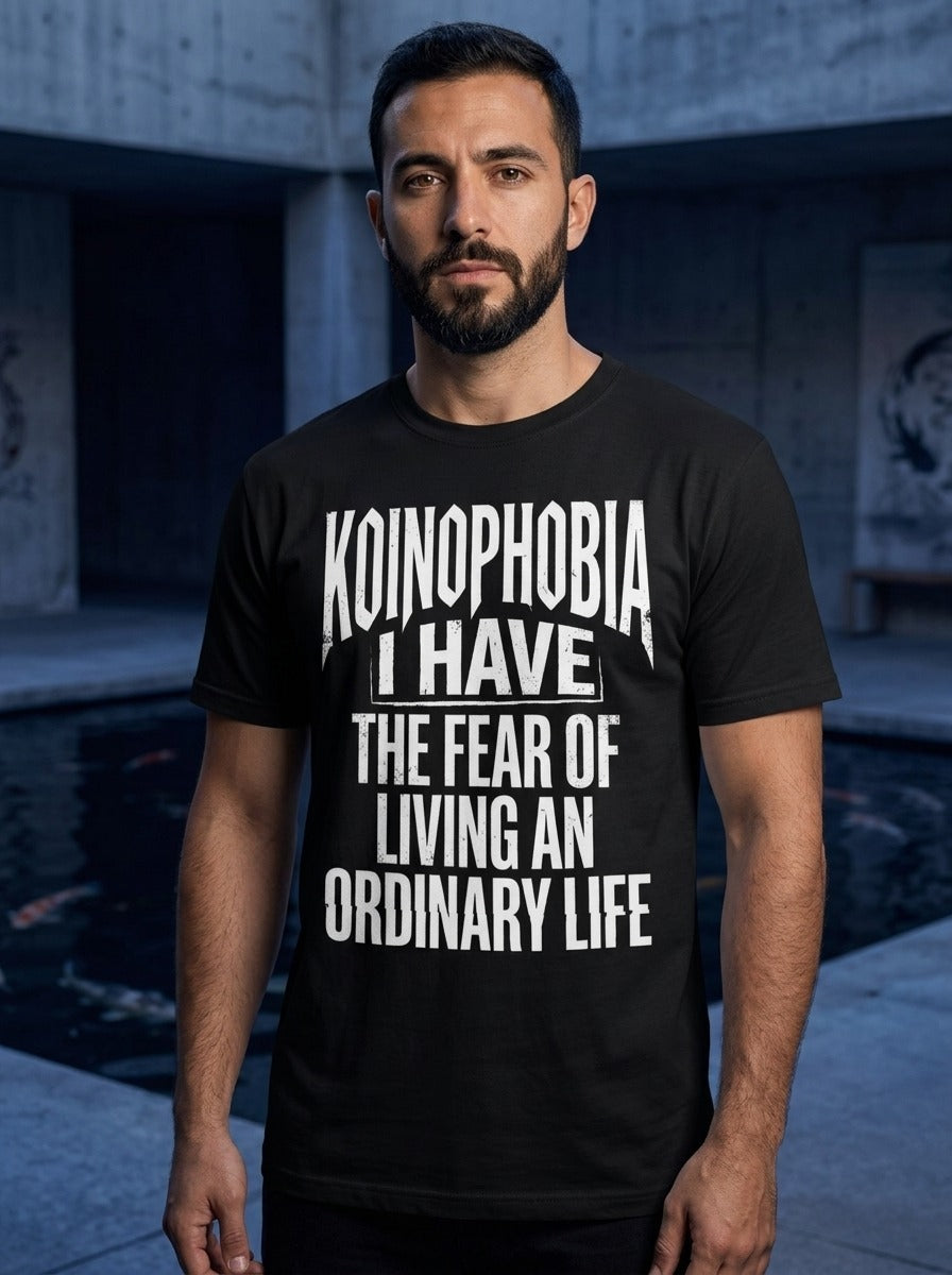 Koiniphobia Black Tee