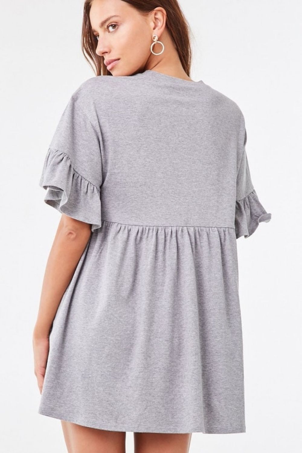 Flounce Trim Swin Dress