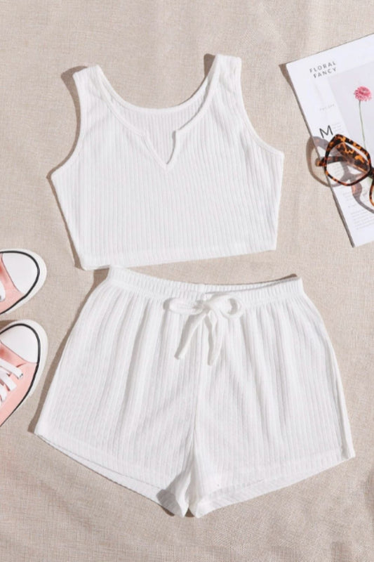 White Lounge Set