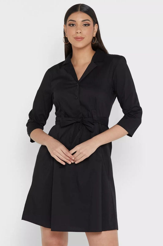 Mayra Black Party Dress