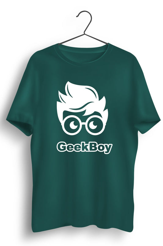 Geek Boy Green Tshirt