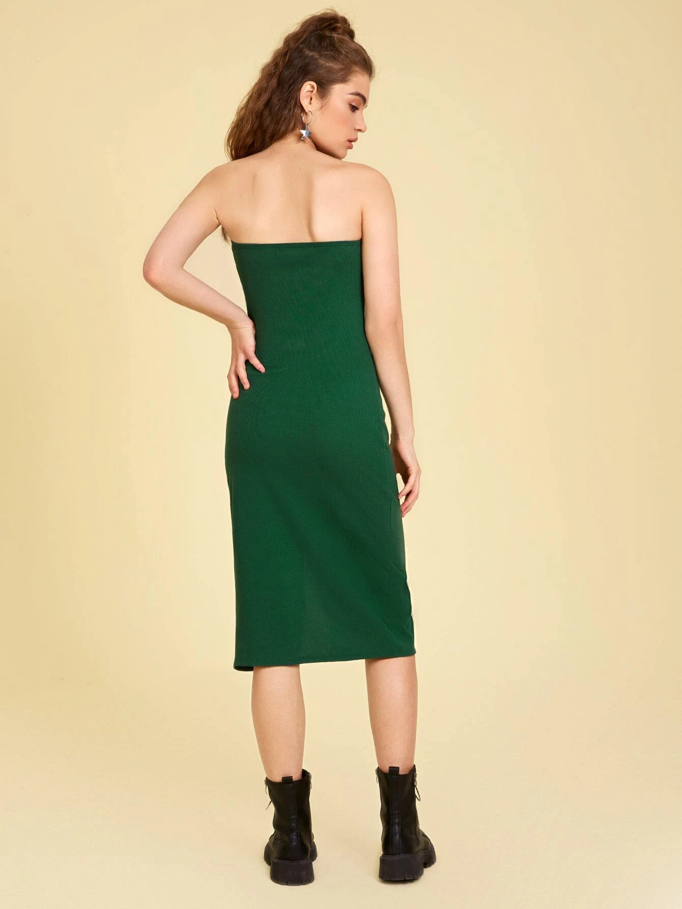 Green Tube Dress