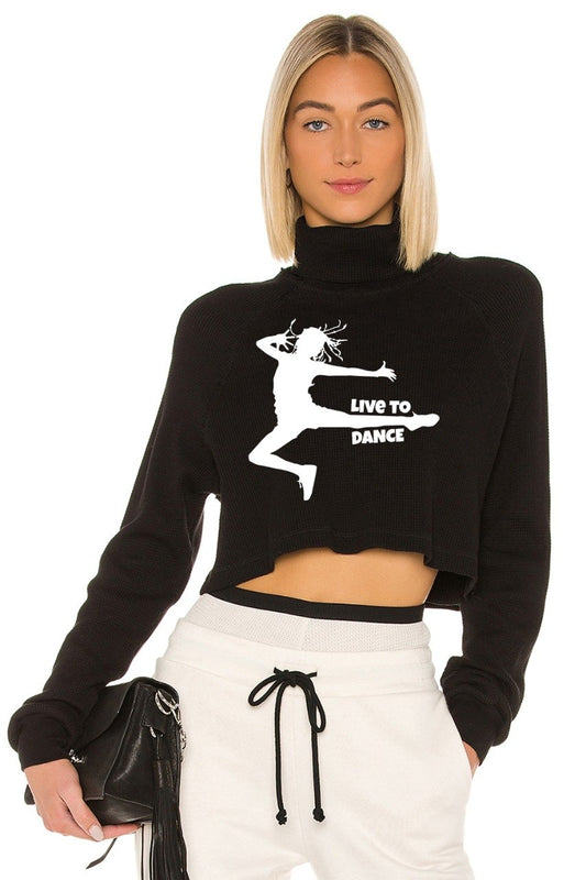Live To Dance Black Top